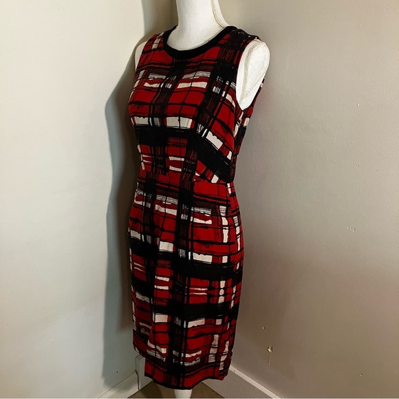 Jacob rust orange cotton silk blend dress 6 - Picture 12 of 14